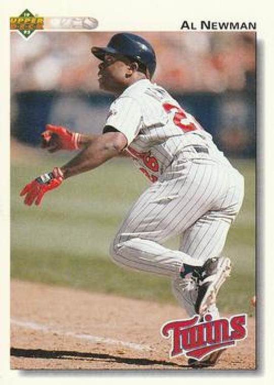 1992 Upper Deck #293 Al Newman VG Minnesota Twins 