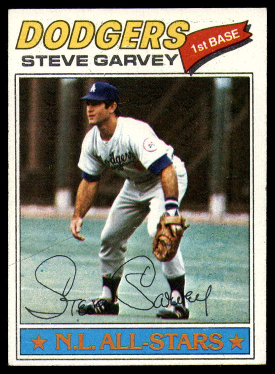 1977 Topps #400 Steve Garvey VG Los Angeles Dodgers 