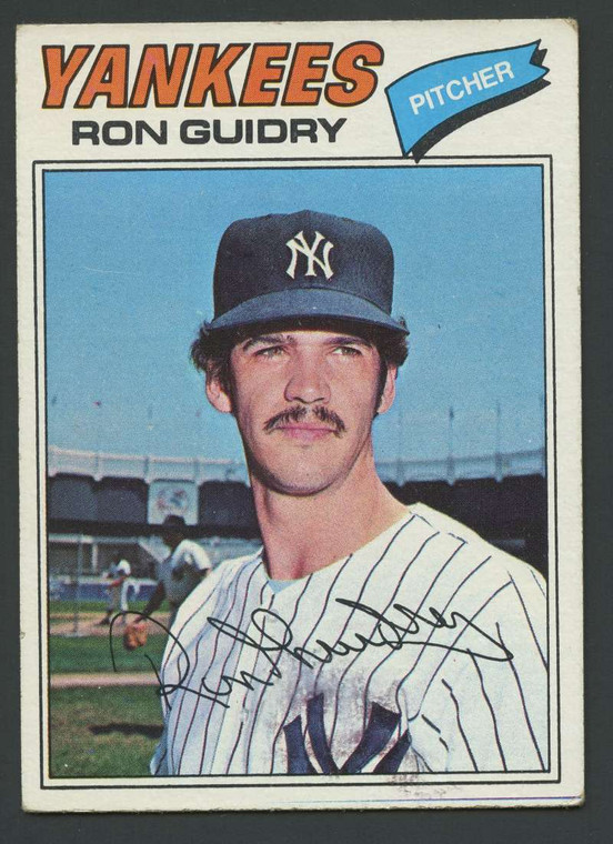 1977 Topps #656 Ron Guidry VG New York Yankees 