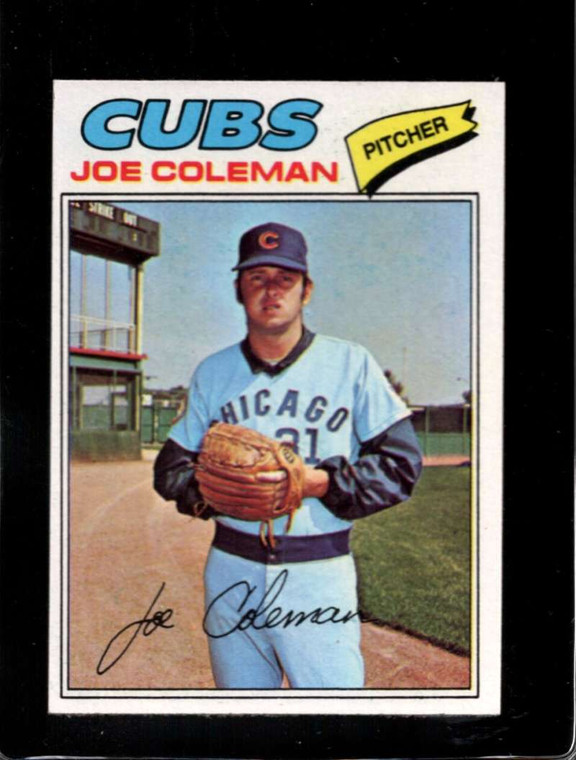 1977 Topps #219 Joe Coleman VG Chicago Cubs 