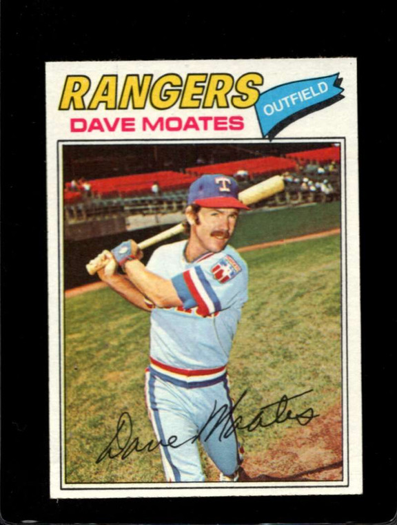 SOLD 86771 1977 Topps #588 Dave Moates VG Texas Rangers 