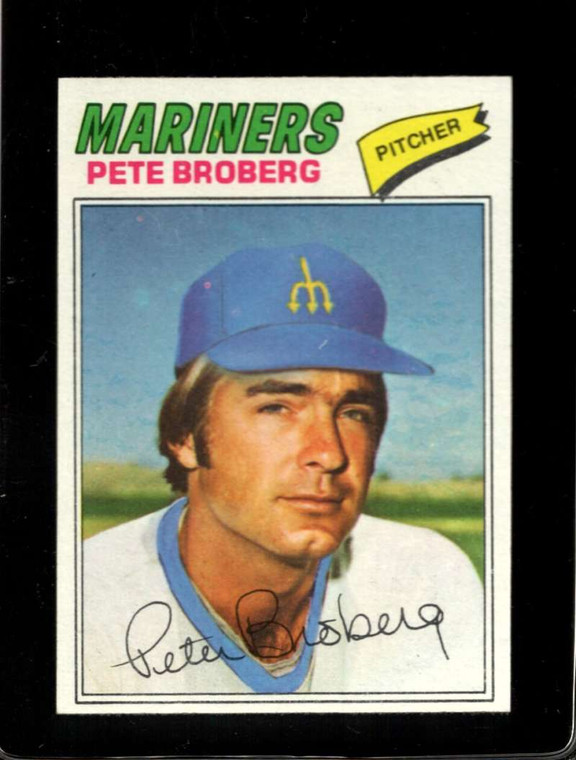 1977 Topps #409 Pete Broberg VG Seattle Mariners 
