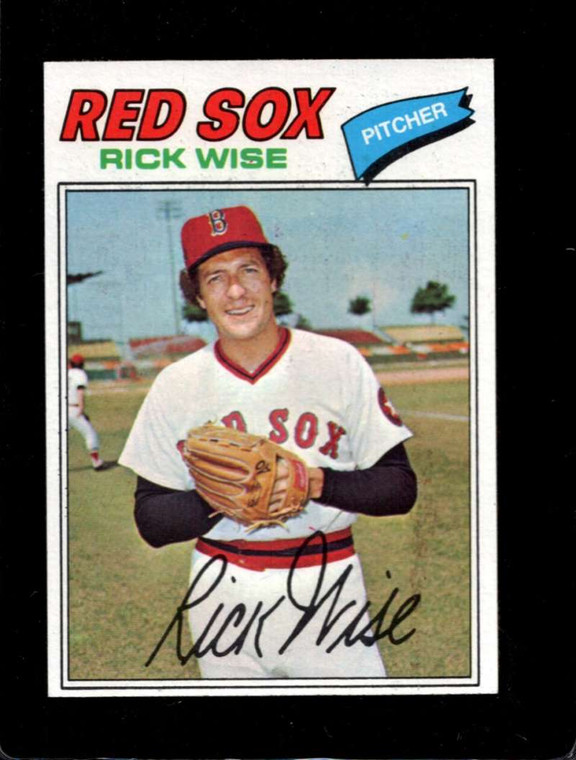 1977 Topps #455 Rick Wise VG Boston Red Sox 