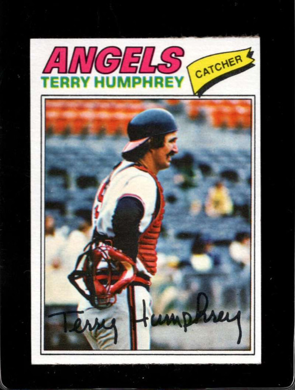 1977 Topps #369 Terry Humphrey VG California Angels 
