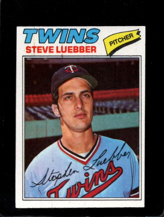 1977 Topps #457 Steve Luebber VG Minnesota Twins 