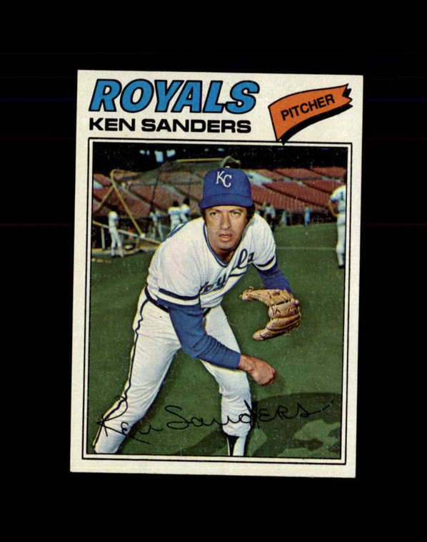 1977 Topps #171 Ken Sanders VG Kansas City Royals 