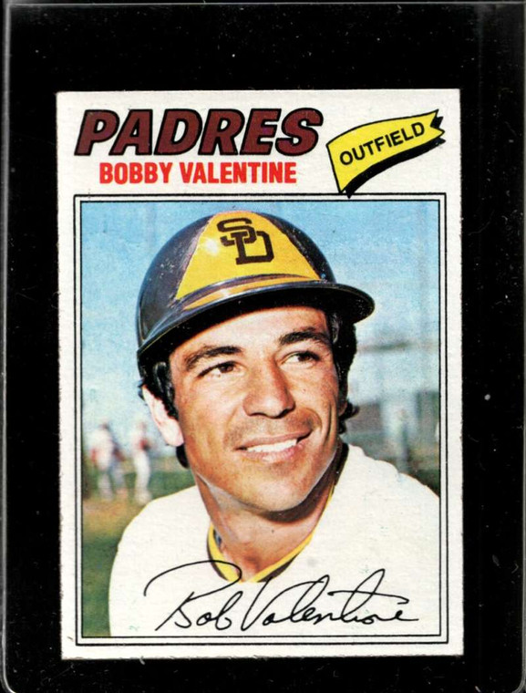 1977 Topps #629 Bobby Valentine VG San Diego Padres 