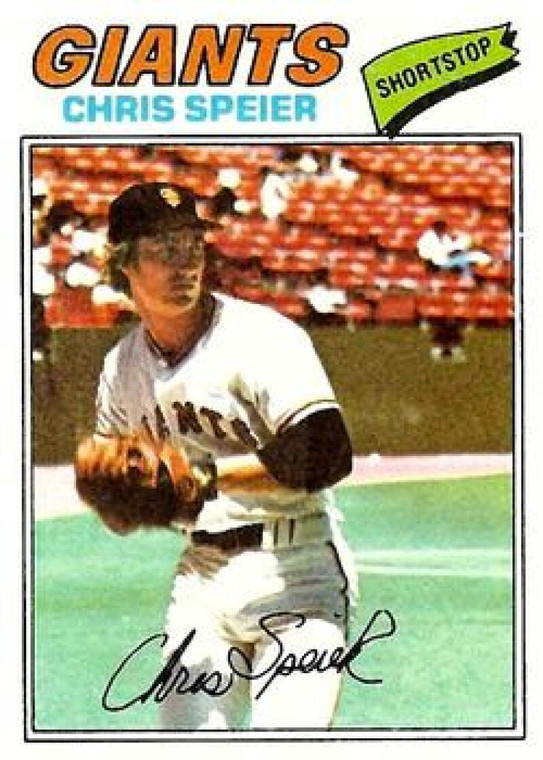 1977 Topps #515 Chris Speier VG San Francisco Giants 