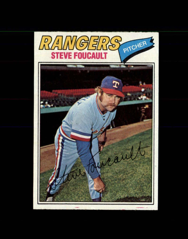 SOLD 86642 1977 Topps #459 Steve Foucault VG Texas Rangers 