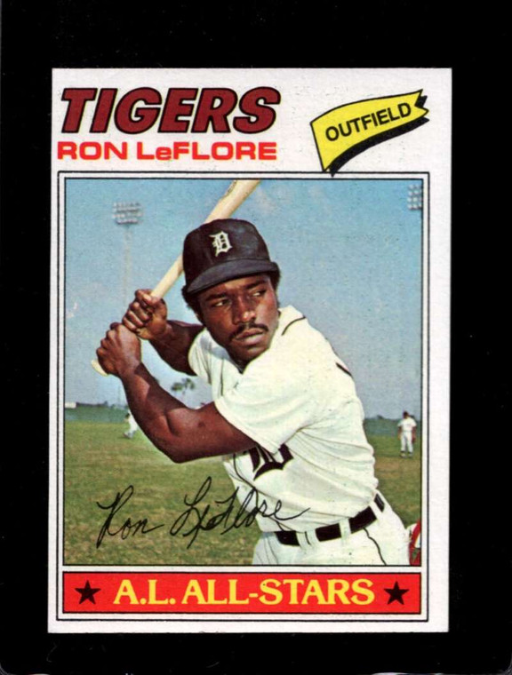 SOLD 86423 1977 Topps #240 Ron LeFlore VG Detroit Tigers 