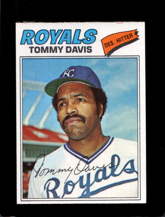 1977 Topps #362 Tommy Davis VG Kansas City Royals 
