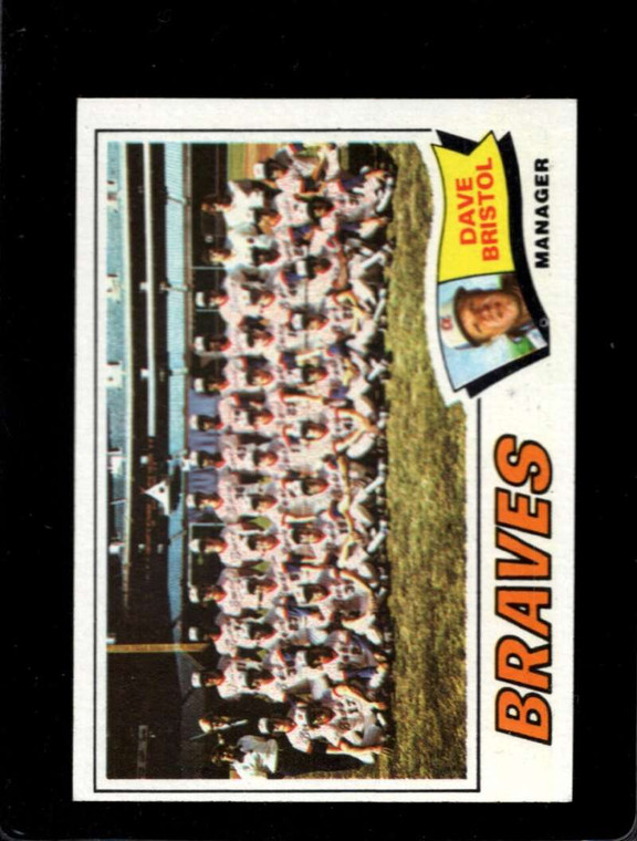 SOLD 86625 1977 Topps #442 Dave Bristol MG VG Atlanta Braves 