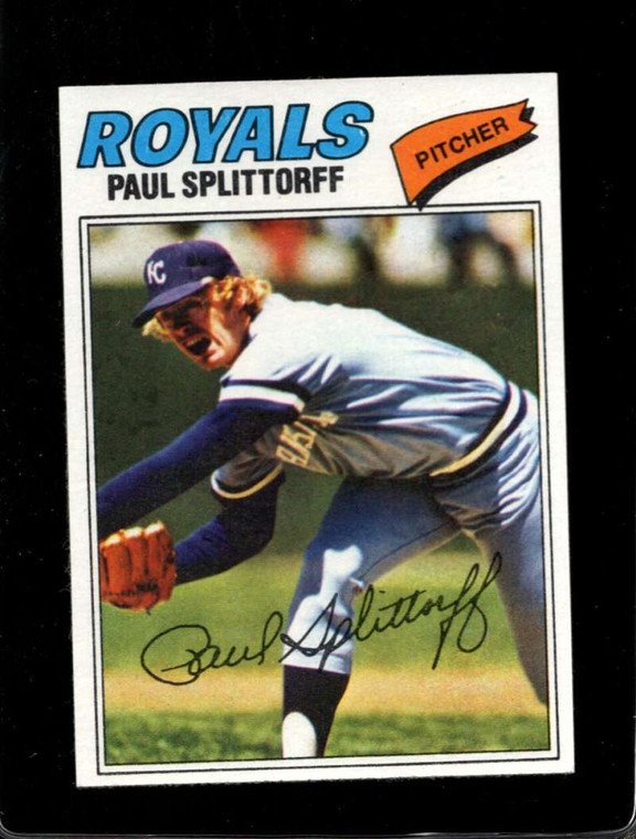 1977 Topps #534 Paul Splittorff VG Kansas City Royals 