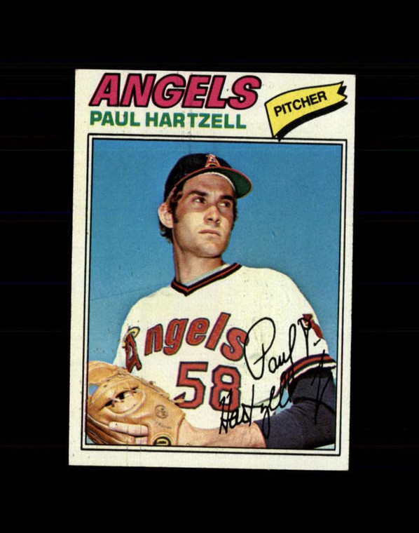 1977 Topps #179 Paul Hartzell VG RC Rookie California Angels 