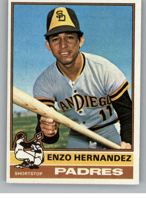 1976 Topps #289 Enzo Hernandez VG San Diego Padres 