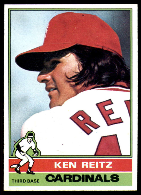 1976 Topps #158 Ken Reitz VG St. Louis Cardinals 