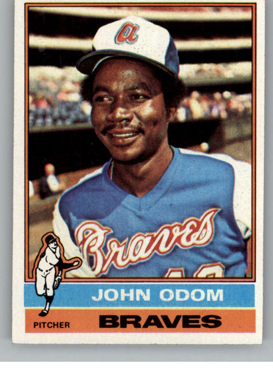 1976 Topps #651 Johnny Odom VG Atlanta Braves 