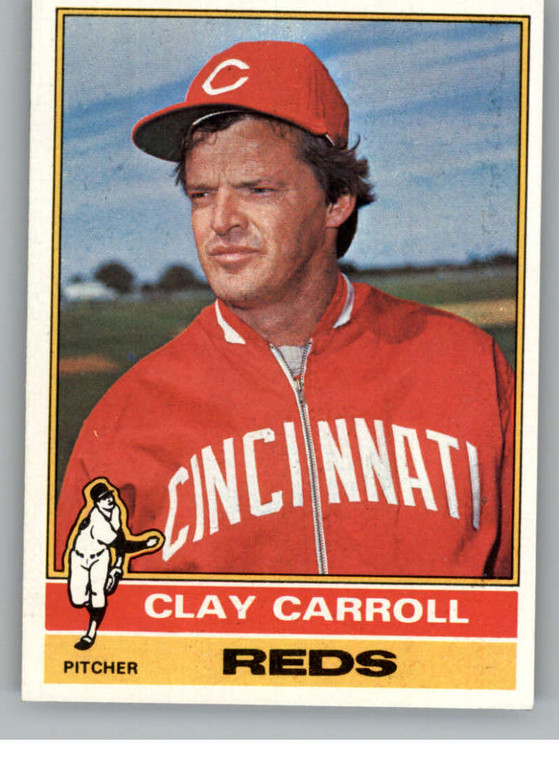 1976 Topps #211 Clay Carroll VG Cincinnati Reds 