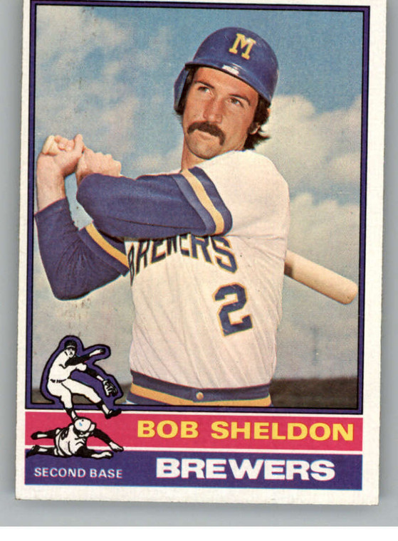 1976 Topps #626 Bob Sheldon VG Milwaukee Brewers 