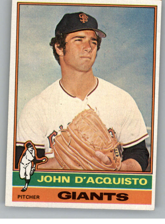 1976 Topps #628 John D'Acquisto VG San Francisco Giants 