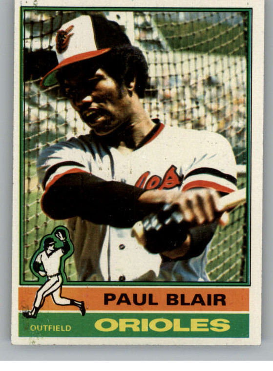 1976 Topps #473 Paul Blair VG Baltimore Orioles 