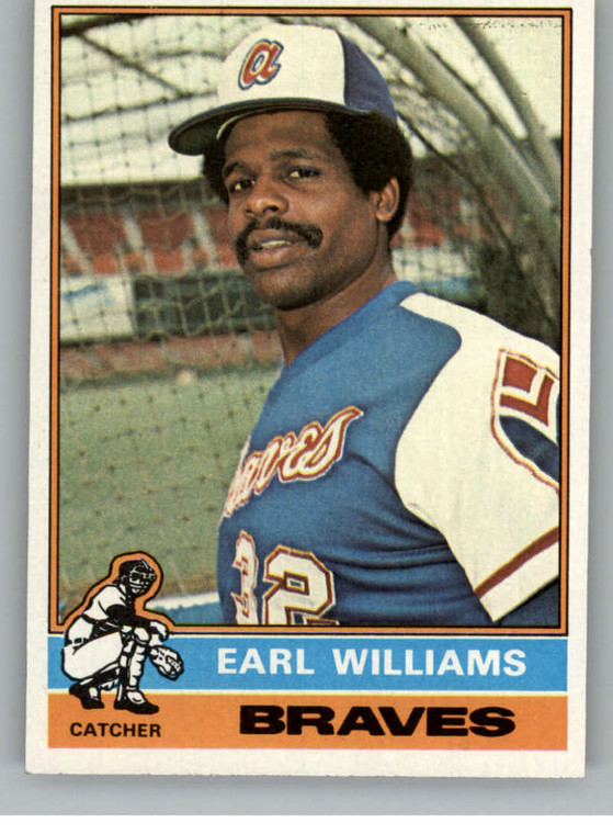 1976 Topps #458 Earl Williams VG Atlanta Braves 