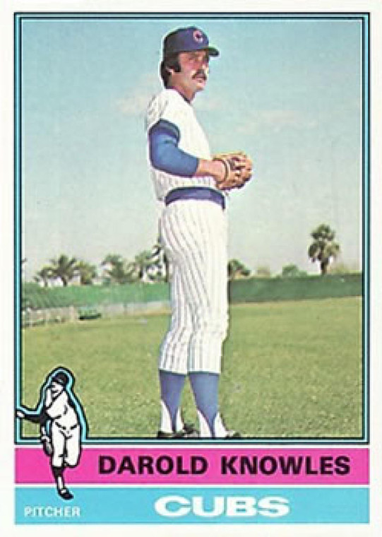 1976 Topps #617 Darold Knowles VG Chicago Cubs 
