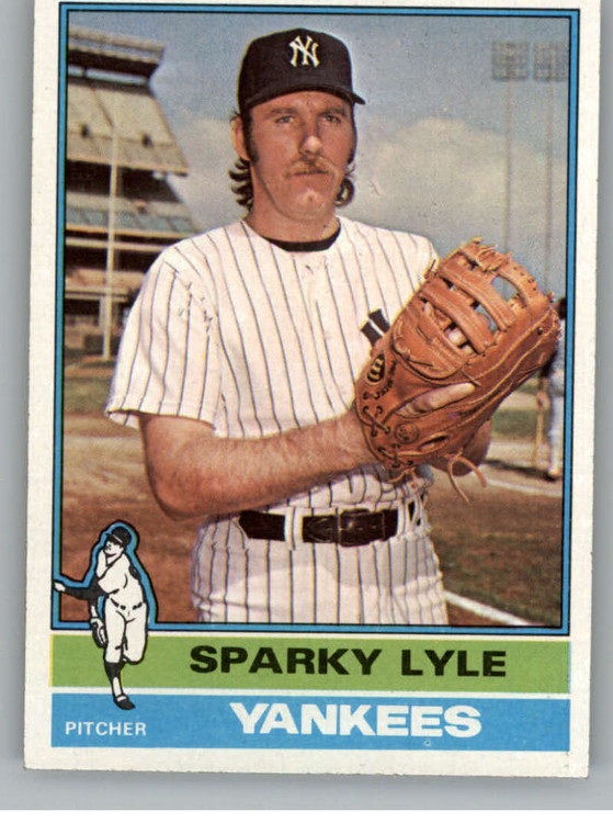 SOLD 86068 1976 Topps #545 Sparky Lyle VG New York Yankees 