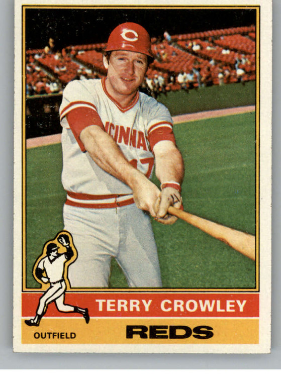 1976 Topps #491 Terry Crowley VG Cincinnati Reds 