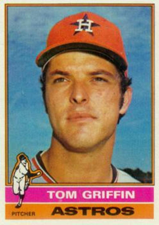 1976 Topps #454 Tom Griffin VG Houston Astros 