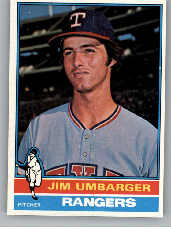 1976 Topps #7 Jim Umbarger VG RC Rookie Texas Rangers 