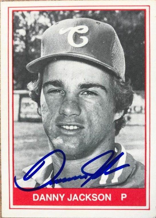 Danny Jackson Autographed 1982 TCMA #6  Charleston Royals Minor League Card 