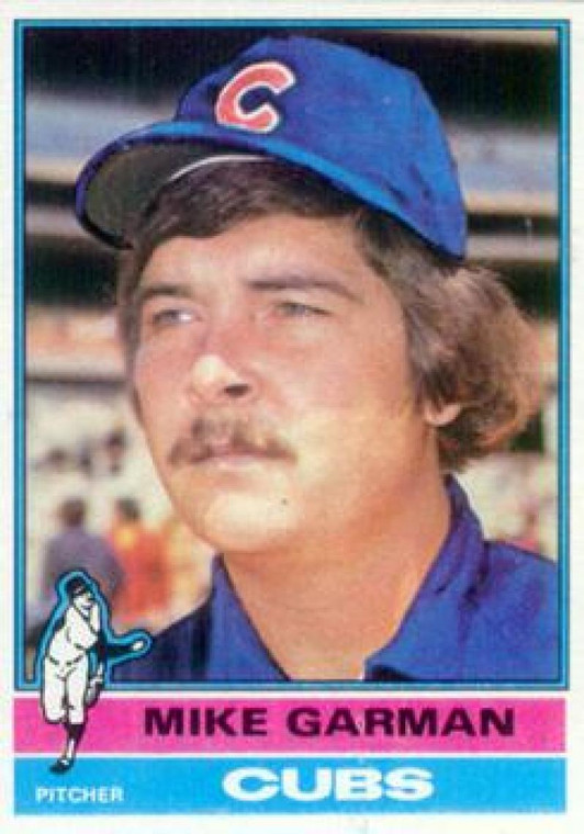 1976 Topps #34 Mike Garman VG Chicago Cubs 