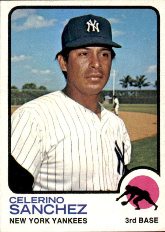 1973 Topps #103 Celerino Sanchez VG RC Rookie New York Yankees 