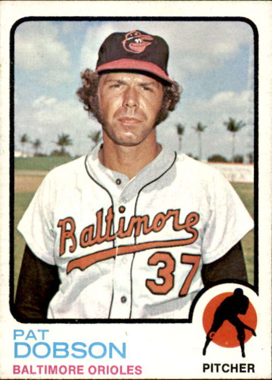 1973 Topps #34 Pat Dobson VG Baltimore Orioles 