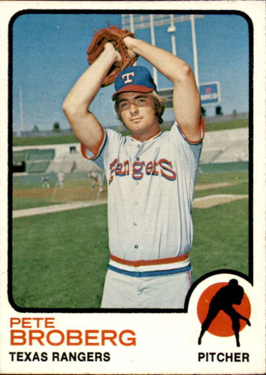 1973 Topps #162 Pete Broberg VG Texas Rangers 