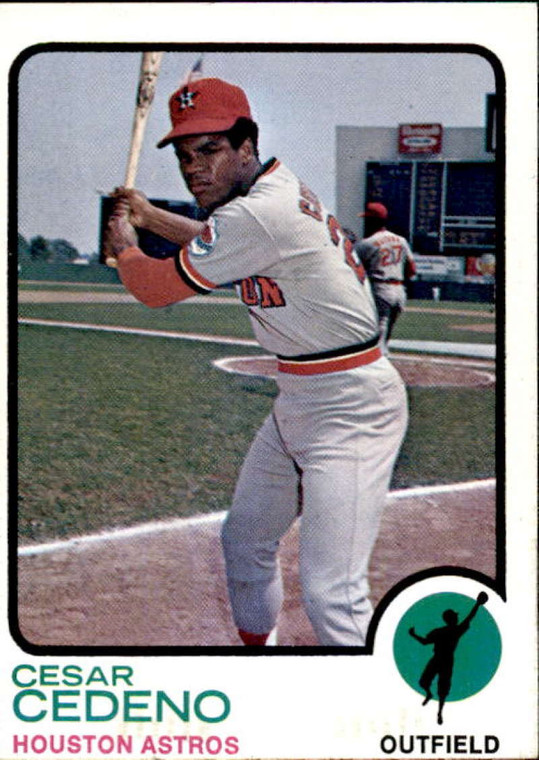 1973 Topps #290 Cesar Cedeno VG Houston Astros 