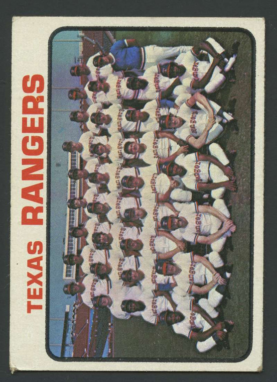 1973 Topps #7 Rangers Team VG Texas Rangers 