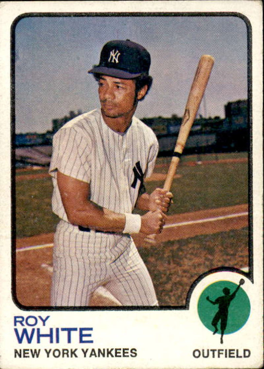 1973 Topps #25 Roy White VG New York Yankees 