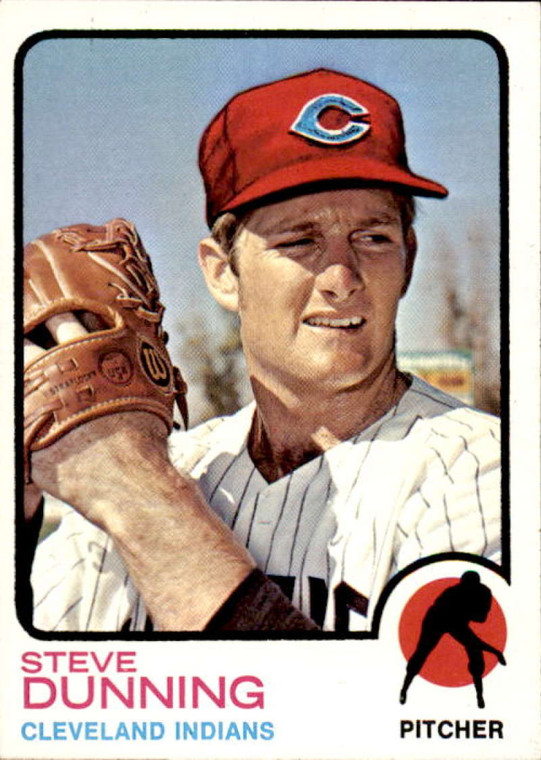 1973 Topps #53 Steve Dunning VG Cleveland Indians 