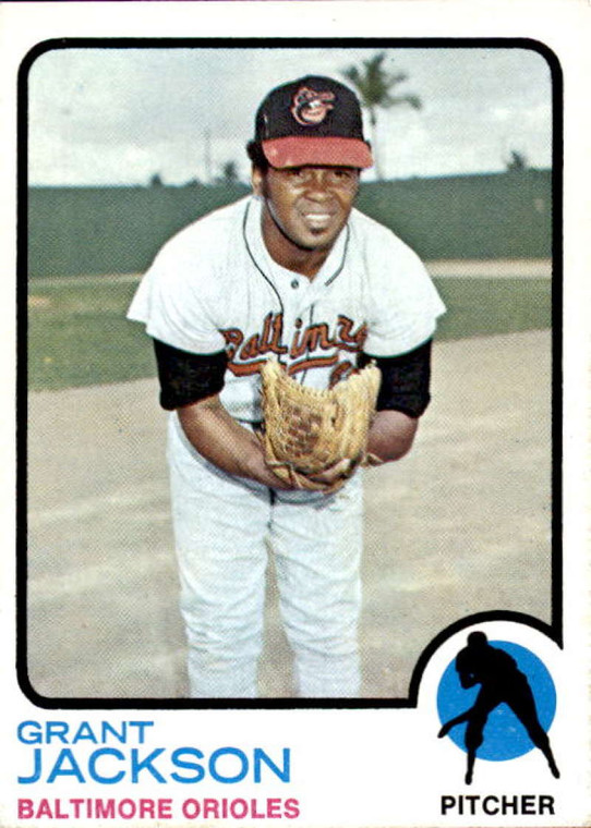 1973 Topps #396 Grant Jackson VG Baltimore Orioles 