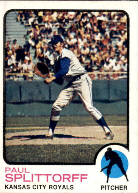 1973 Topps #48 Paul Splittorff VG Kansas City Royals 