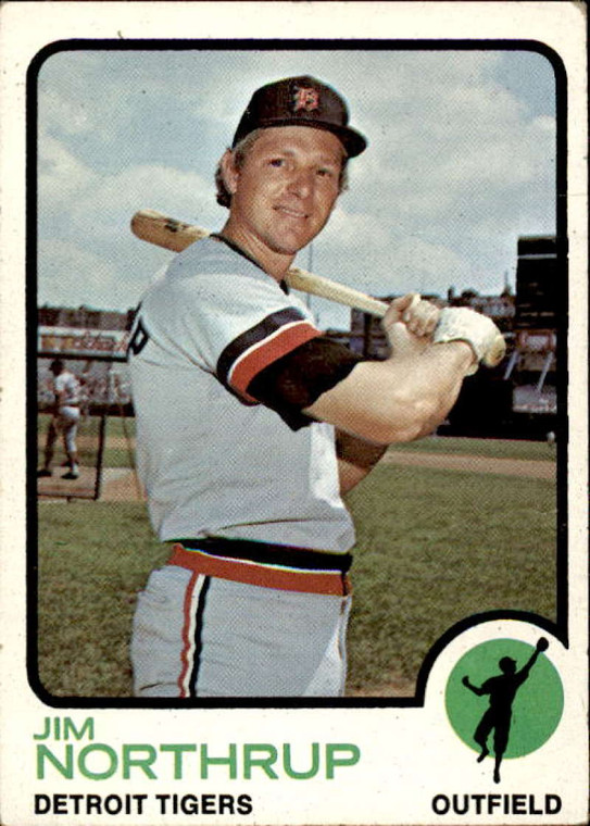 1973 Topps #168 Jim Northrup VG Detroit Tigers 