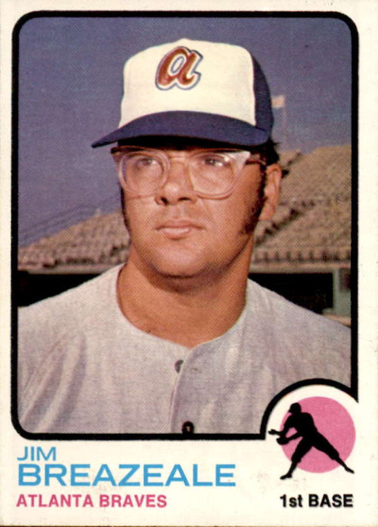 1973 Topps #33 Jim Breazeale VG RC Rookie Atlanta Braves 