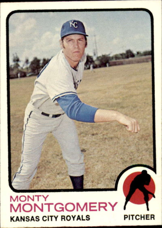 1973 Topps #164 Monty Montgomery VG Kansas City Royals 