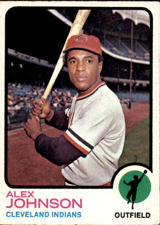 1973 Topps #425 Alex Johnson VG Cleveland Indians 