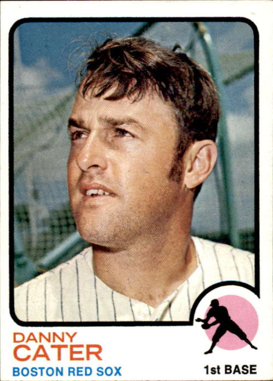 1973 Topps #317 Danny Cater VG Boston Red Sox 