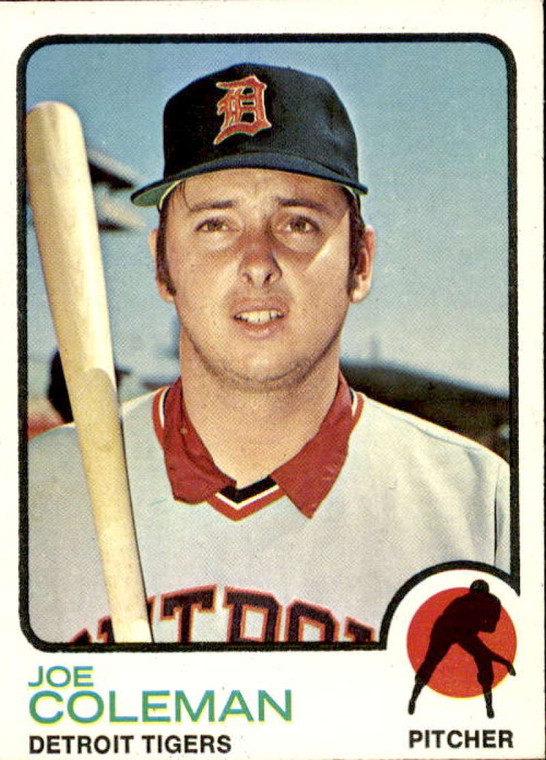 1973 Topps #120 Joe Coleman VG Detroit Tigers 
