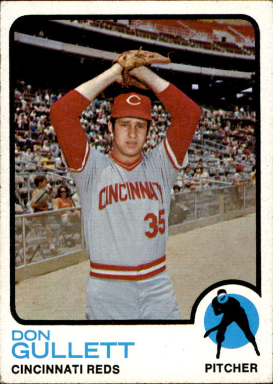 SOLD 98147 1973 Topps #595 Don Gullett VG Cincinnati Reds 