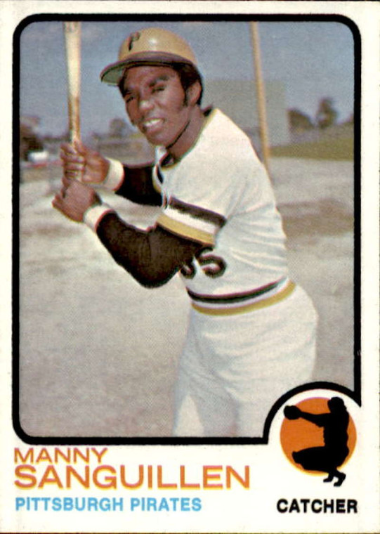 1973 Topps #250 Manny Sanguillen VG Pittsburgh Pirates 